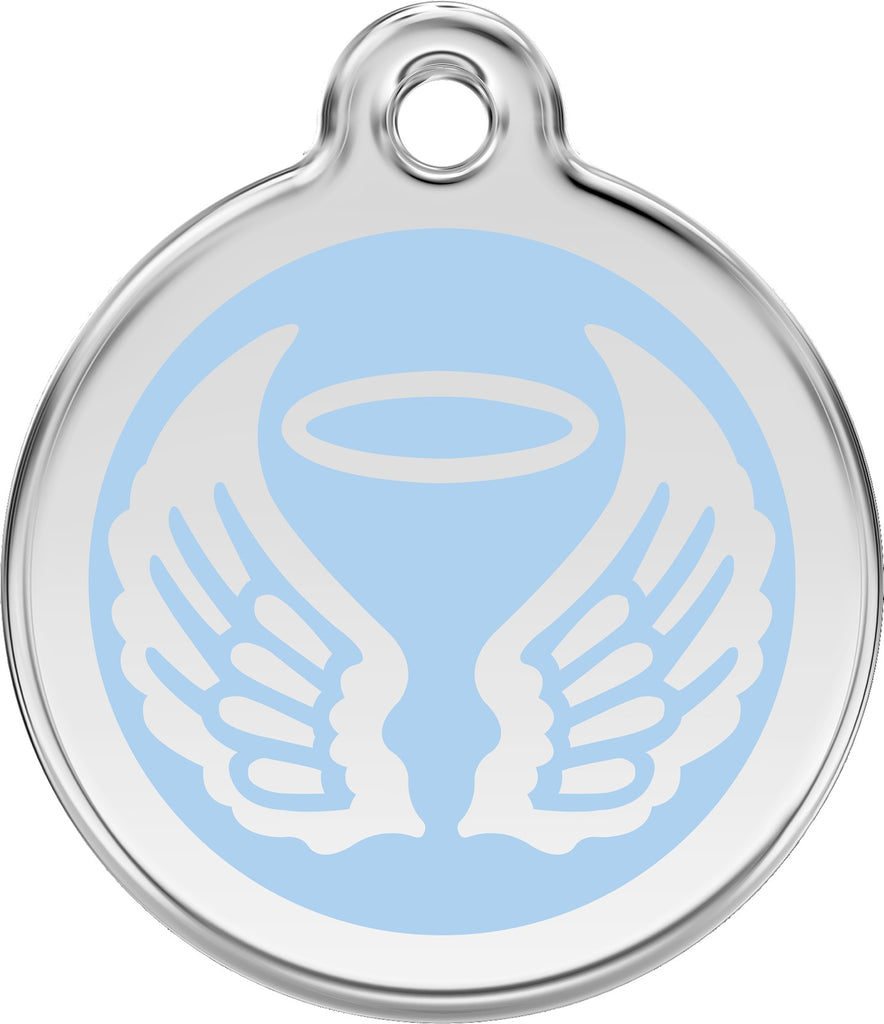 Enamel & Stainless Steel Angel Wings - Multiple Colors Available - Dog Tags and More - Love Your Pets