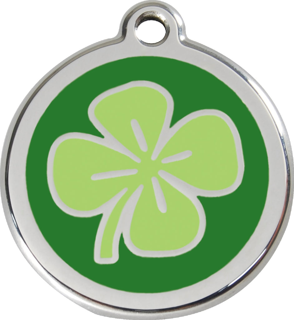 Enamel & Stainless Steel Clover - Dog Tags and More - Love Your Pets