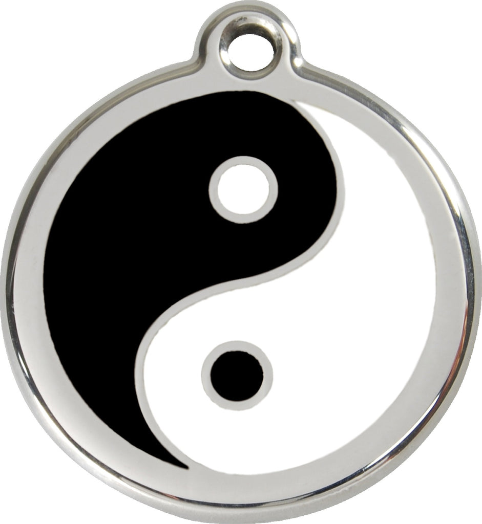 Enamel & Stainless Steel Ying & Yang - Dog Tags and More - Love Your Pets