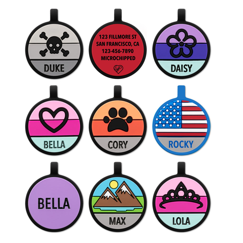 Soundless Designer Tags - Dog Tags and More - Love Your Pets