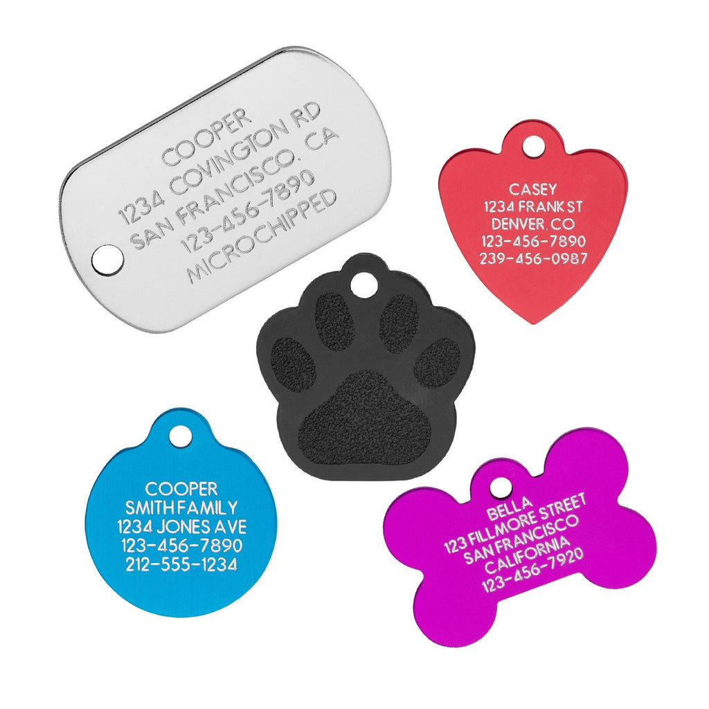 Bulk Rate Classic Dog & Cat Tags - Deep Engraved