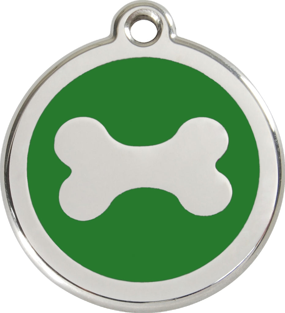 Enamel & Stainless Steel Bone - Multiple Colors Available - Dog Tags and More - Love Your Pets