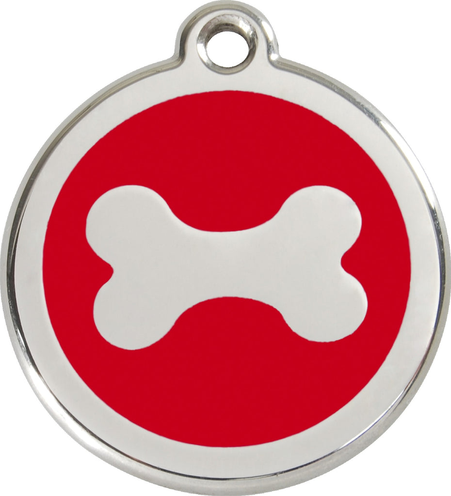Enamel & Stainless Steel Bone - Multiple Colors Available - Dog Tags and More - Love Your Pets