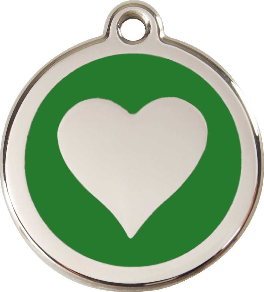 Enamel & Stainless Steel Heart - Multiple Colors Available - Dog Tags and More - Love Your Pets