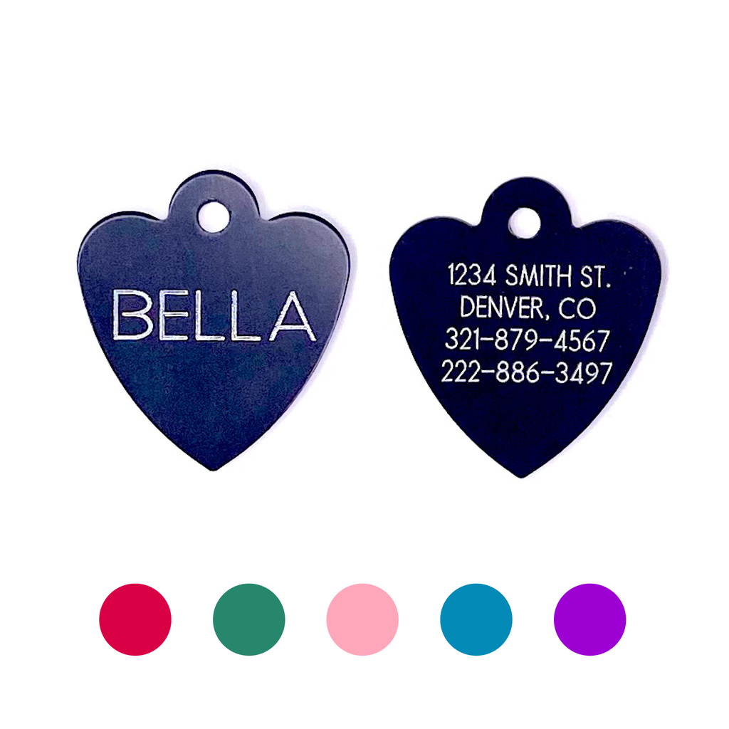 Classic Two-Sided Heart Tag - Aluminum LYP