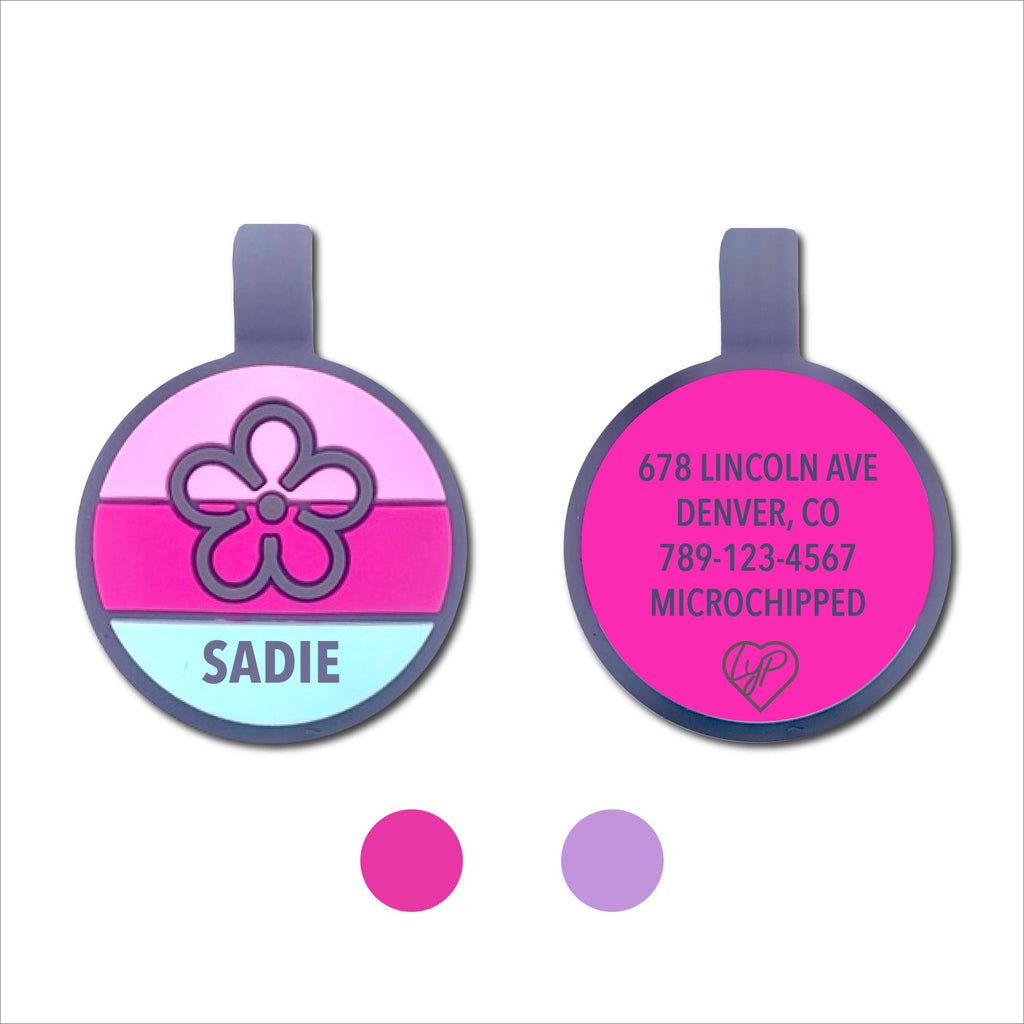 Soundless Flower Pet Tag - Dog Tags and More - Love Your Pets