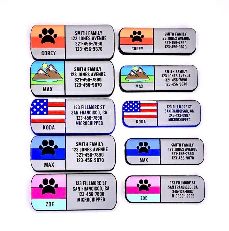 Soundless Mountain Pet Collar ID - Dog Tags and More - Love Your Pets